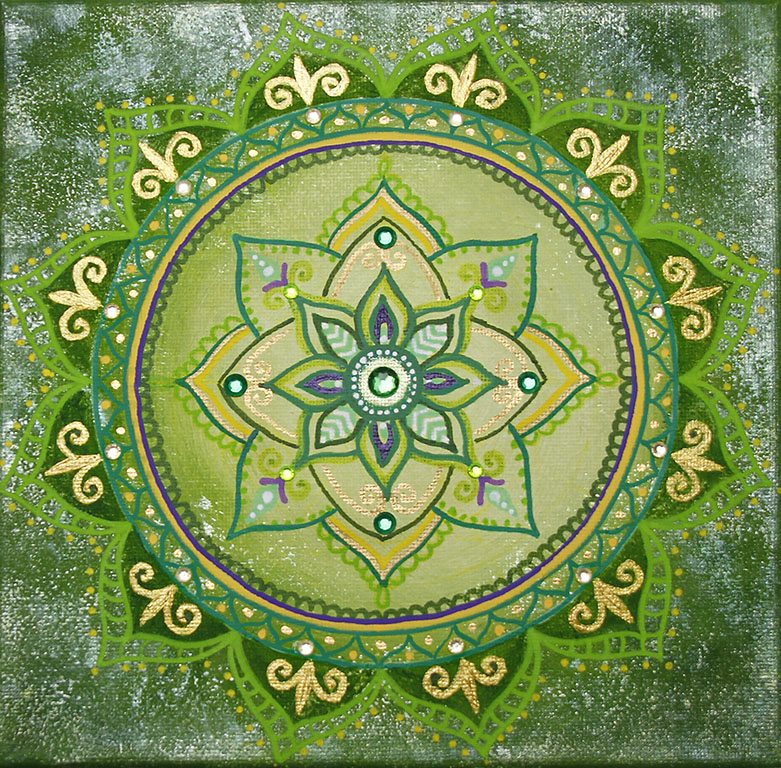 zelená mandala sm