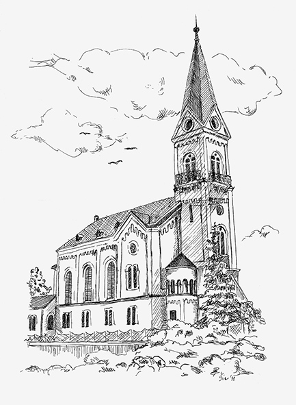 Kostel Podbořany